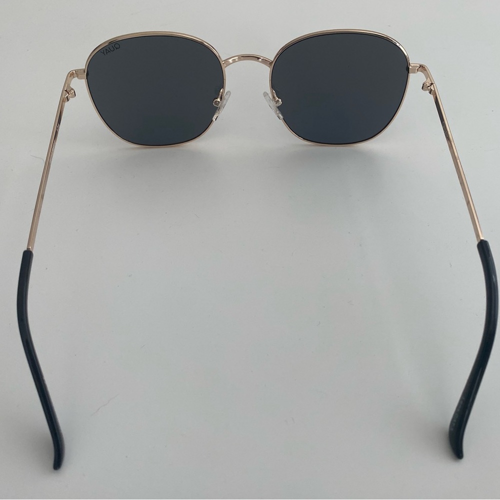 Quay Australia Jezabell 126 Round Sunglasses Gold/Smoke/Lens Cat .3 NWOT - Picture 9 of 10